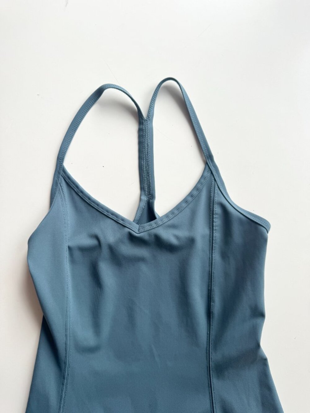 Aritzia TNA TnAction Slick Court Teal Blue Racerback Mini Tennis Dress, Size 2XS - Picture 6 of 16